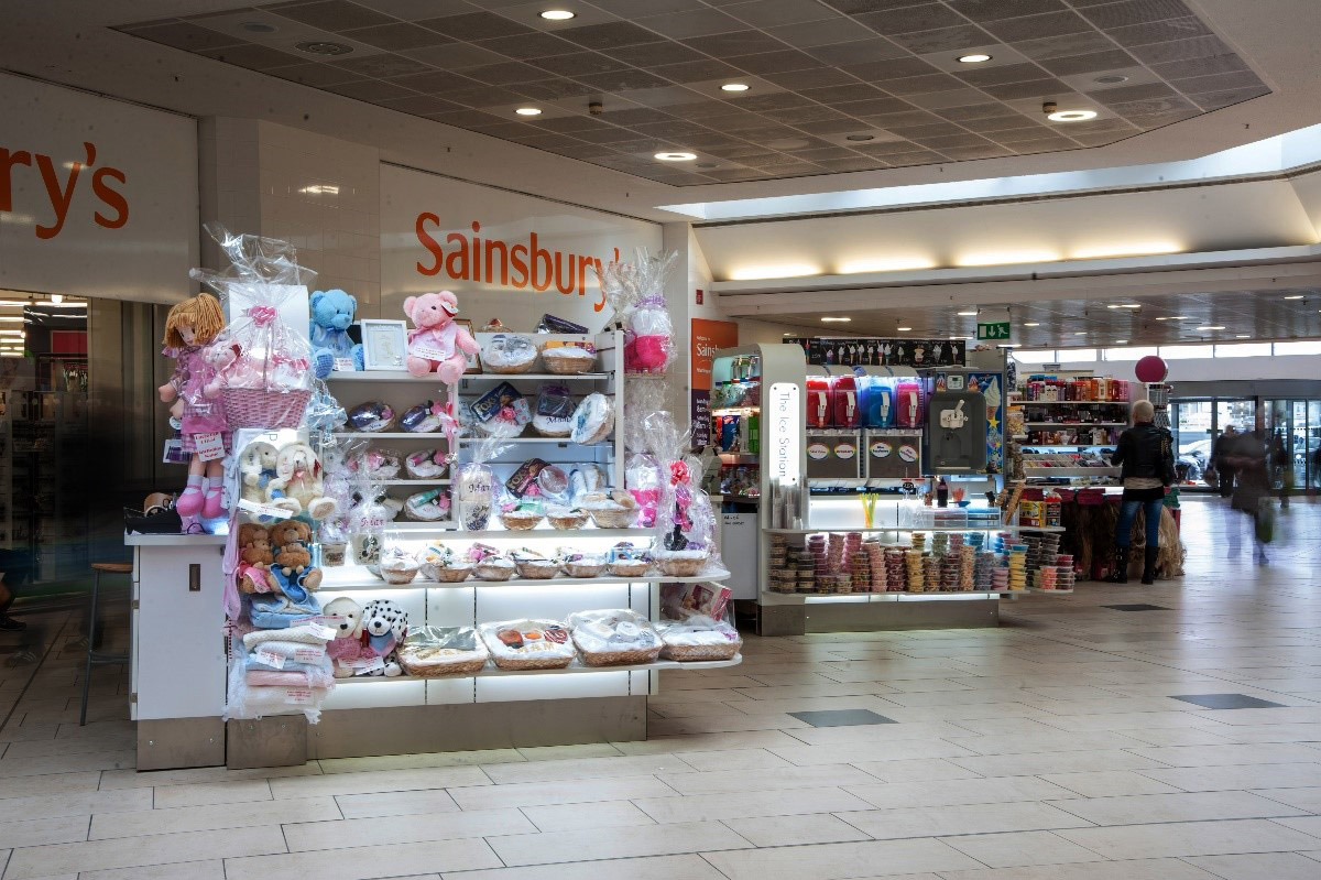 POP Retail short-term mall lease mobile promotion kiosk 