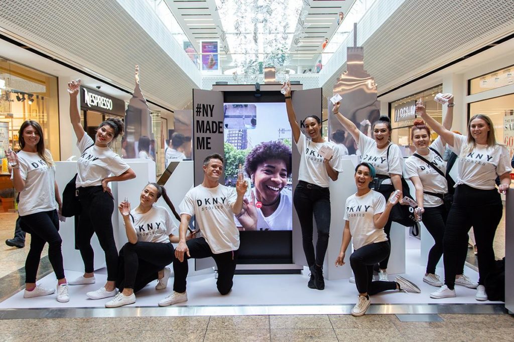 DKNY Stories Experiential Sampling Promotion at Meadowhall