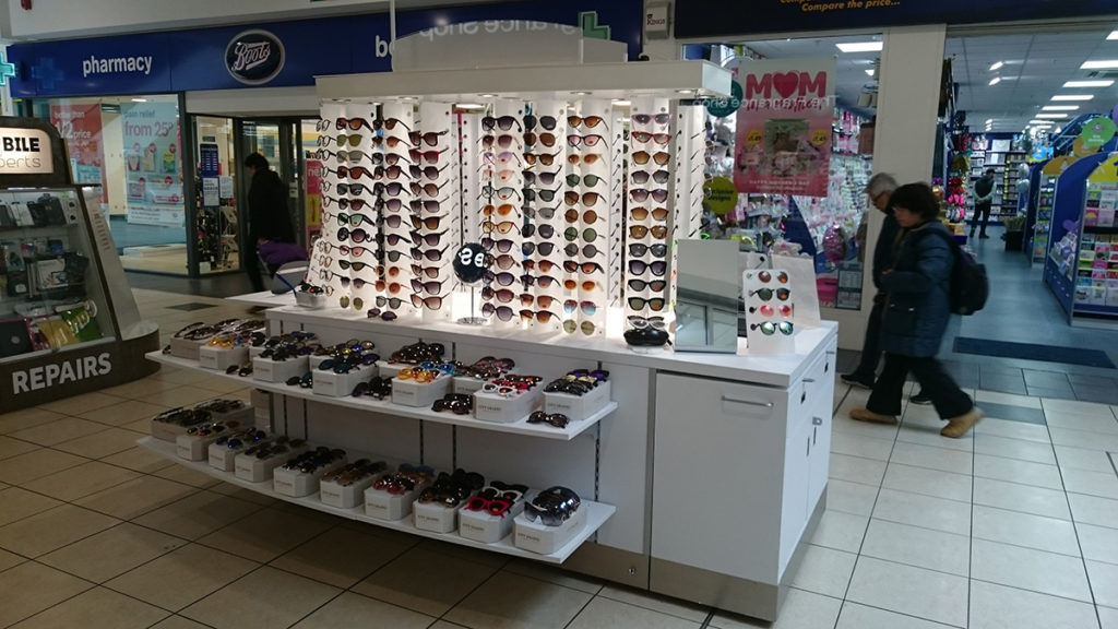 Maharjans uses kiosk to sell seasonal accessories at West 12 Shopping Centre.