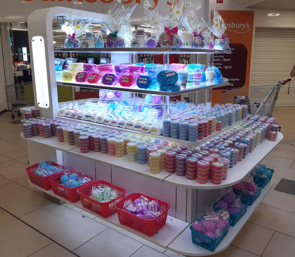 Simply Scentz beauty pop-up shop at The Galleries Washington Shopping Centre