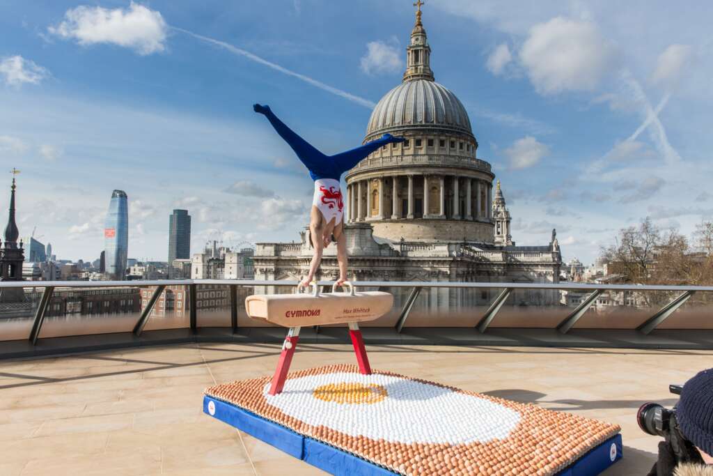 British Egg Society promotion on the Roof Terrace at One New Change, March 2018