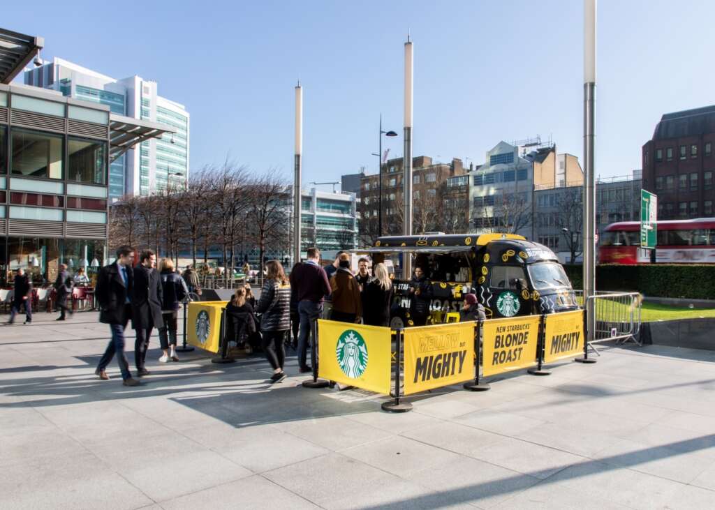 Starbucks at Regent's Place, February 2019