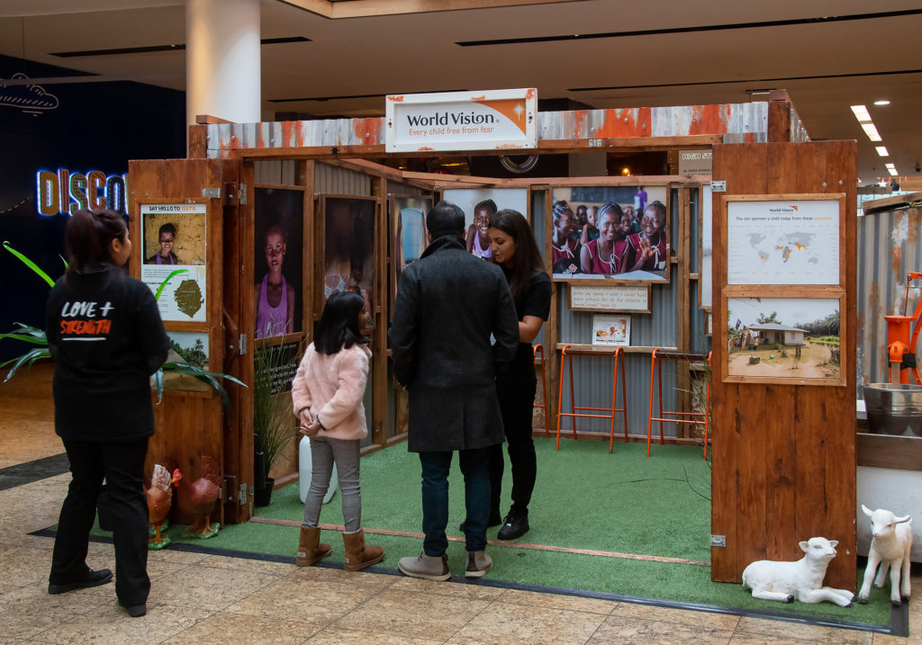 World Vision Experiential Activation in Meadowhall