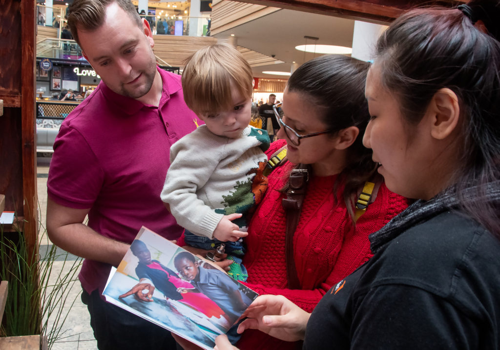 World Vision Experiential Campaign at Meadowhall, November, 2019