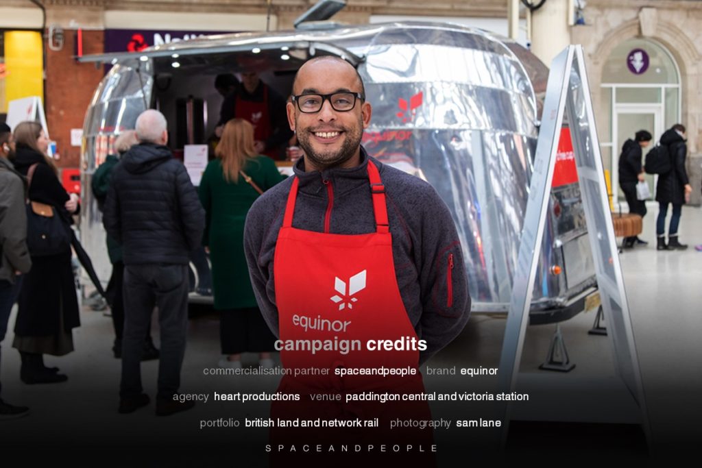 Equinor Brand Awareness Campaign at Paddington Central and London Victoria Station