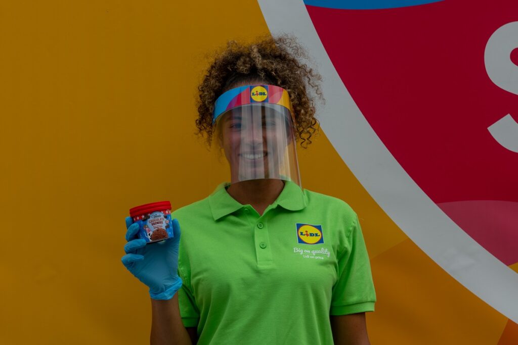 Brand ambassador at Lidl's "big on not missing out" campaign