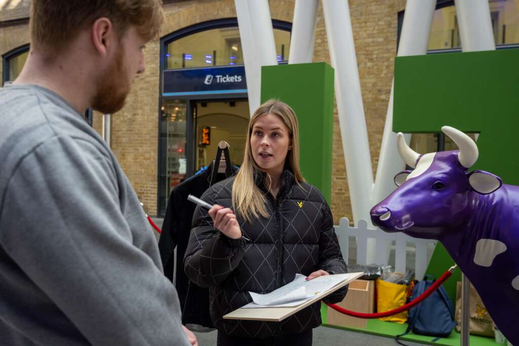 Lyle and Scott Promotion at King's Cross