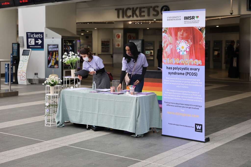 Free Space provided by SpaceandPeople Activate scheme at Birmingham New Street Station
