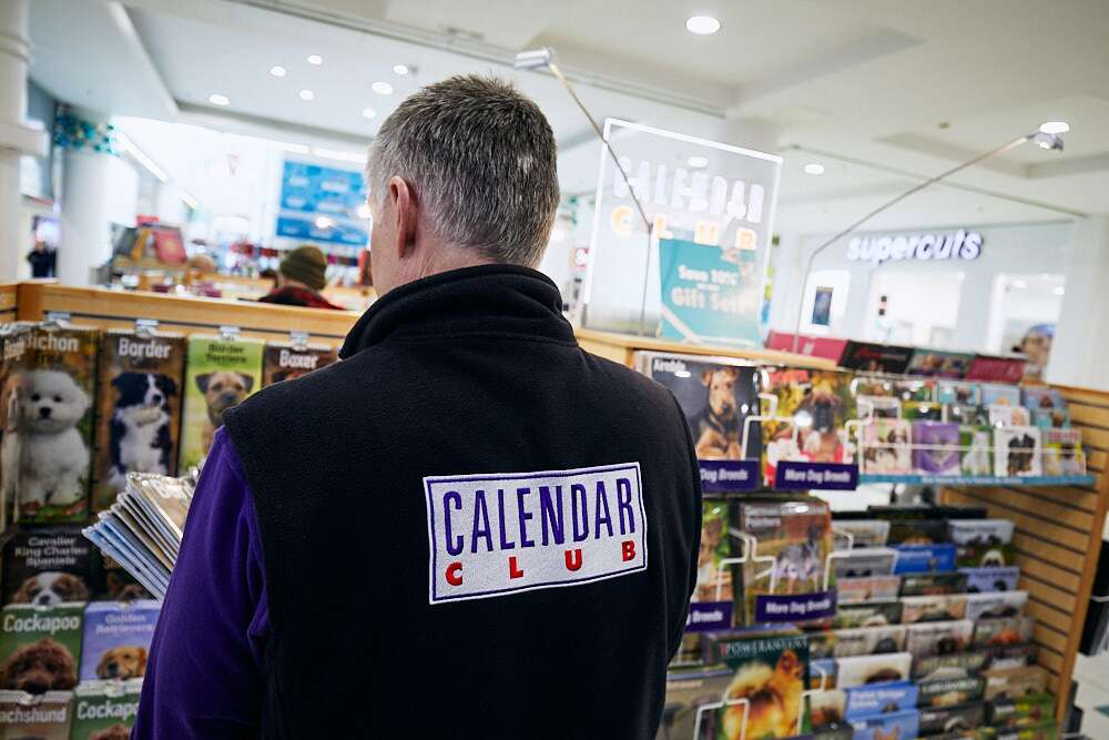 Calendar Club Mall Kiosk