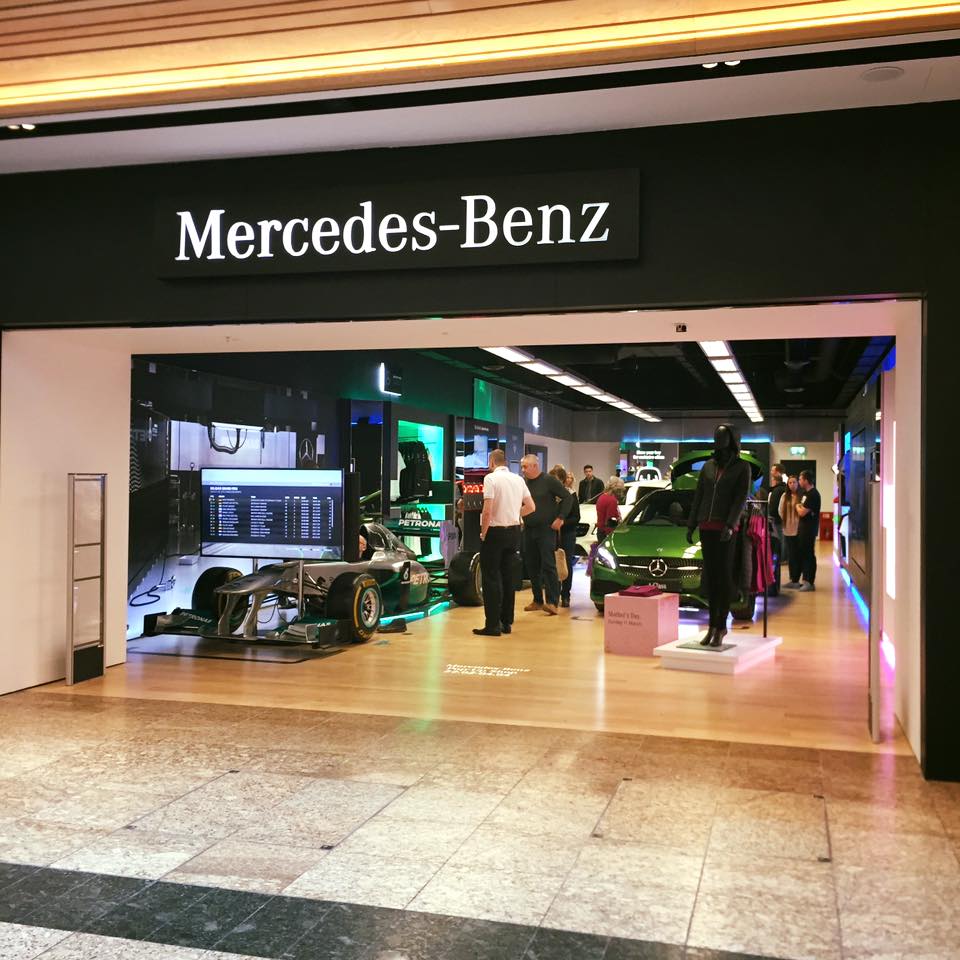 Mercedes Benz Pop-Up Shop Meadowhall