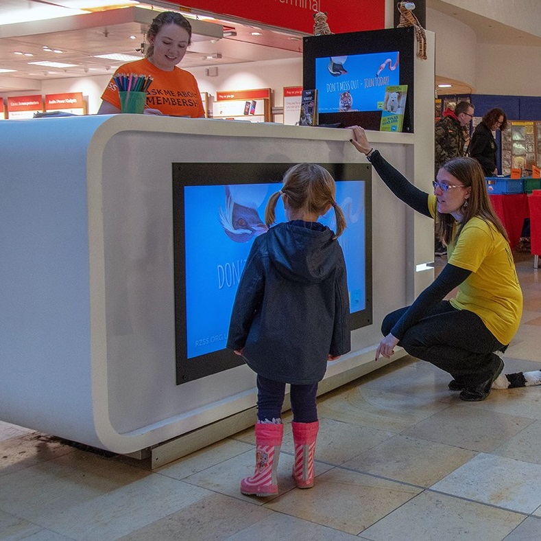 Edinburgh Zoo using SpaceandPeople CCK to raise awareness of memberships