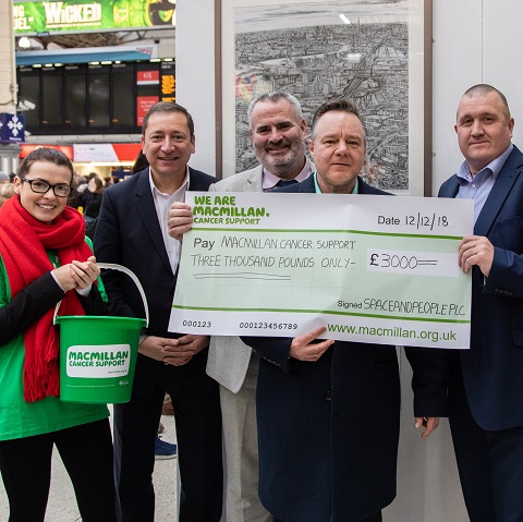 SpaceandPeople Donation to Macmillan_Paul Hiles Exhibition