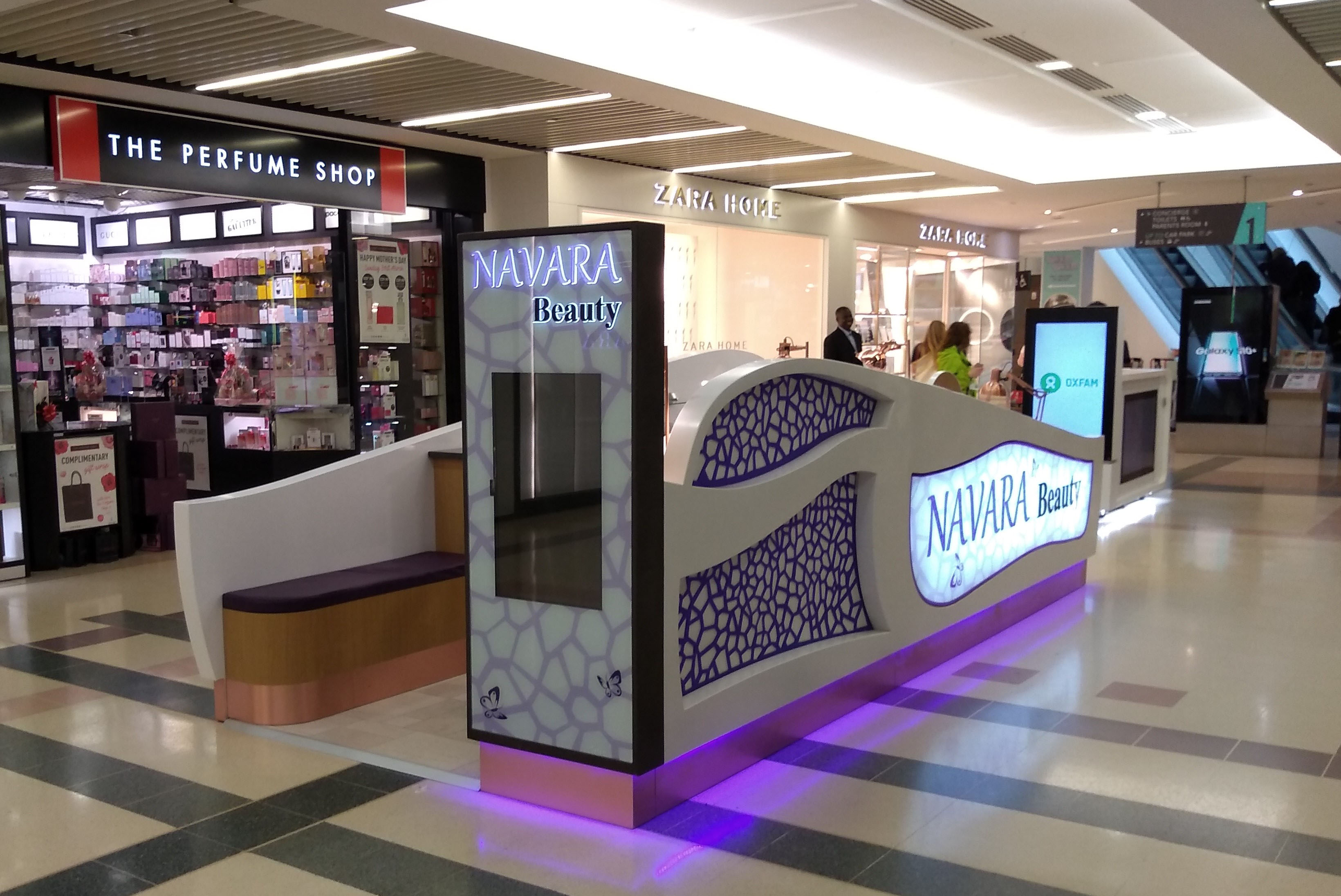 Beauty Kiosk Guildford Shopping Centre