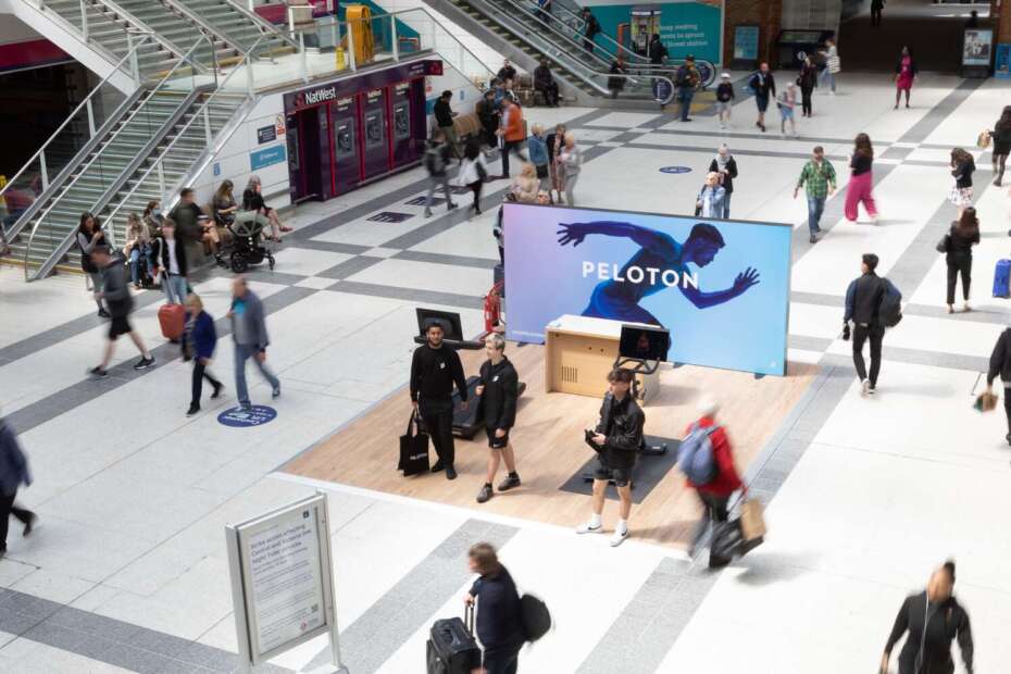 Peleton at Liverpool Street