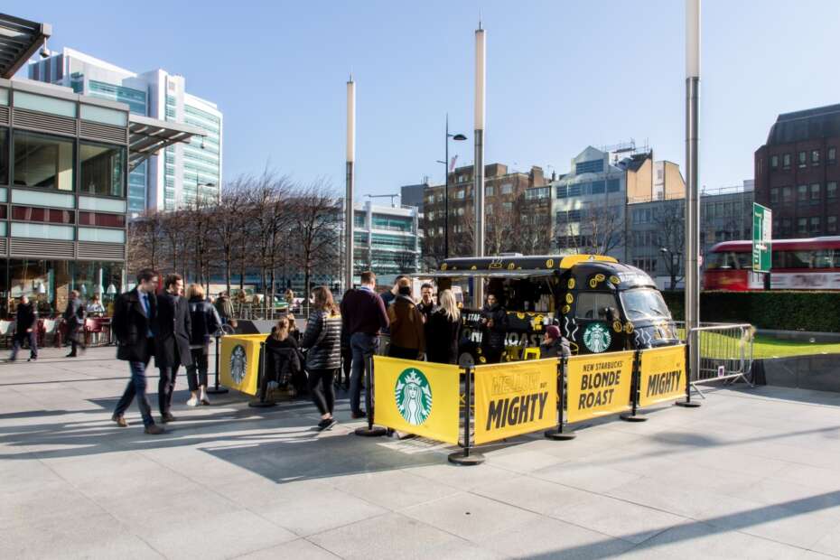 Starbucks at Regent's Place, February 2019